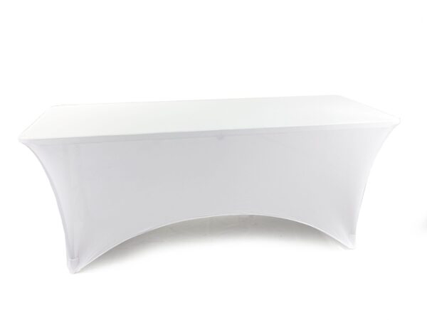 MANTEL SPANDEX PARA MESA RECTANGULAR 180CM ARCO MEDIO