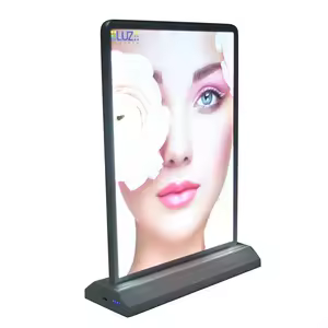 CAJA DE LUZ VIDRIO TEMPLADO BORDE NEGRO GRAFICA DOBLE FORMATO A4 (21*29.7 CMS) PARA ESCRITORIO (C10)