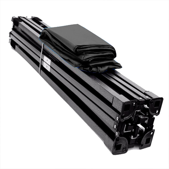 TOLDO PUBLICITARIO 2*2 MTS COLOR NEGRO